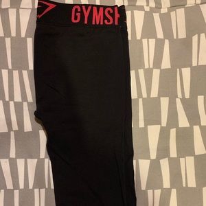 GYMSHARK black full length flex leggings